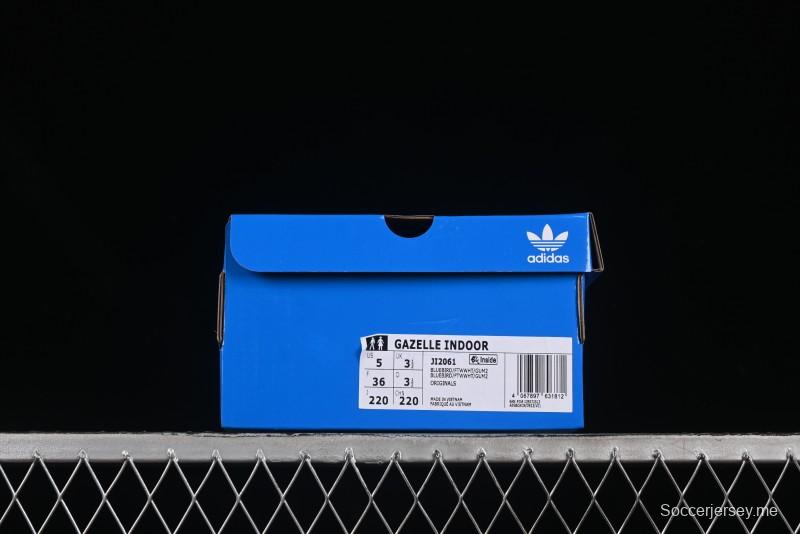 أديداس أوريجينالز جازيل من أديداس أوريجينالز حذاء رياضي داخلي كاجوال مقاوم للانزلاق ومقاوم للاهتراء - JI2061