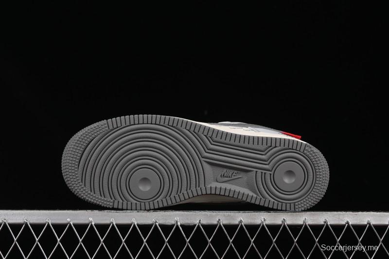 حذاء نايك اير فورس 1'07 منخفض من نايك ذا نورث فيس بالتعاون مع ذا نورث فيس سنيكرز رمادي متعدد الألوان - JJ2508-715