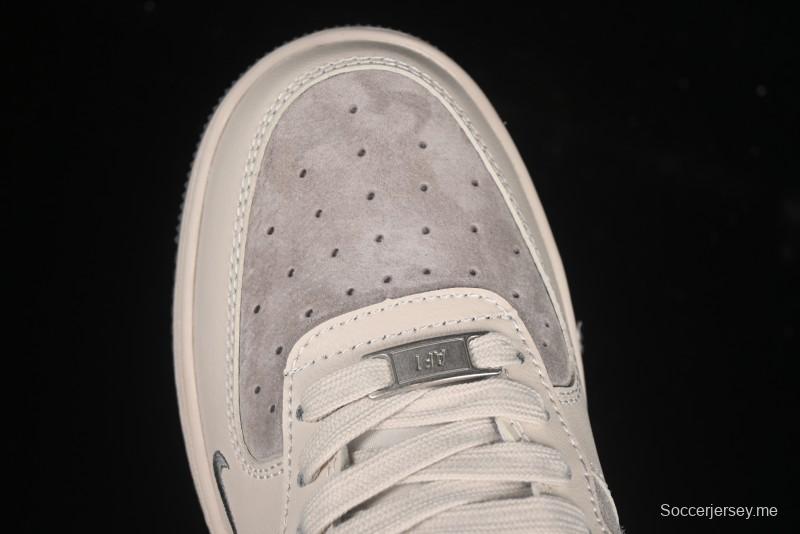 حذاء نايك اير فورس 1 '07 منخفض من نايك اير فورس 1 '07 ستوسي كولابوريشن ستوسي سنيكرز رمادي سووش رمادي سنيكرز كاجوال - XX3168-126