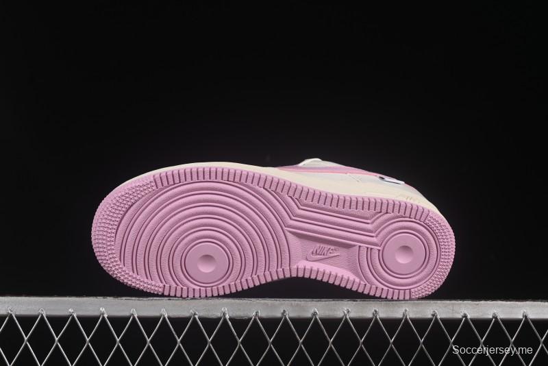 حذاء رياضي نايك اير فورس 1'07 منخفض مخصص كاجوال مع وسادة هوائية كاملة الطول - DD8959-100