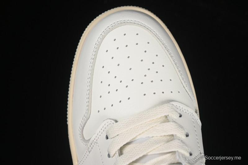 حذاء نايك اير جوردان 1 اير جوردان 1 لاو AJ1 أبيض نعناعي أخضر منخفض الكاجوال لايف ستايل - DC0774-134