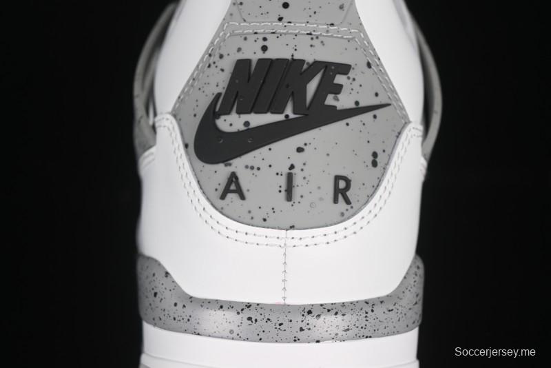 حذاء كرة السلة نايك اير جوردان 4 ريترو جوردان 4 ريترو أبيض أسمنتي - FV5029-100