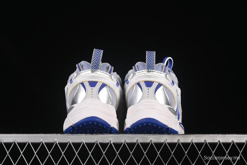 حذاء سنيكرز "بي رايت" من أوف وايت باللون الأزرق الأبيض - X.E5