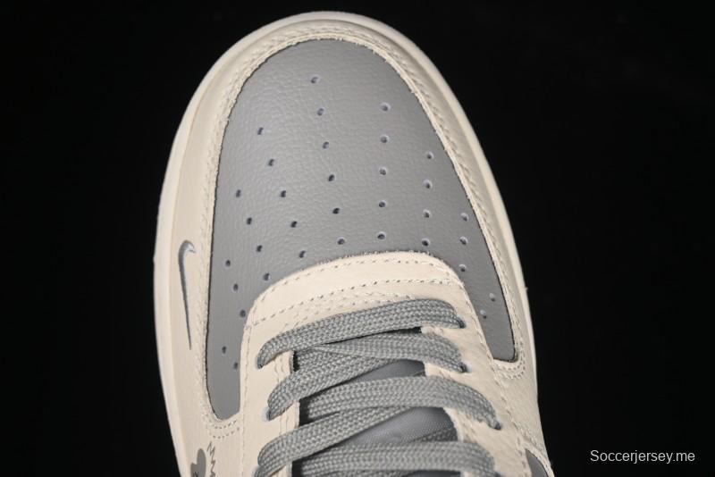 حذاء نايك اير فورس 1'07 لاو نايك اير فورس 1'07 لاو كاوس كولابوريشن بيج رمادي كاجوال سنيكرز - KK1988-078