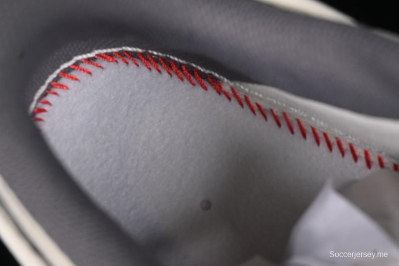 حذاء نايك اير فورس 1 '07 منخفض من نايك اير فورس 1 '07 LV Collaboration Swoosh باللون الرمادي برباط رمادي كاجوال - DM686868-067