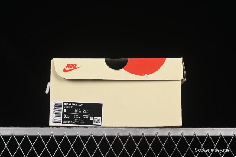 حذاء نايك اير فورس 1'07 المنخفض من نايك اير فورس 1'07 حذاء رياضي كاجوال من نايك مع وسادة هوائية كاملة الطول - DF0188-059