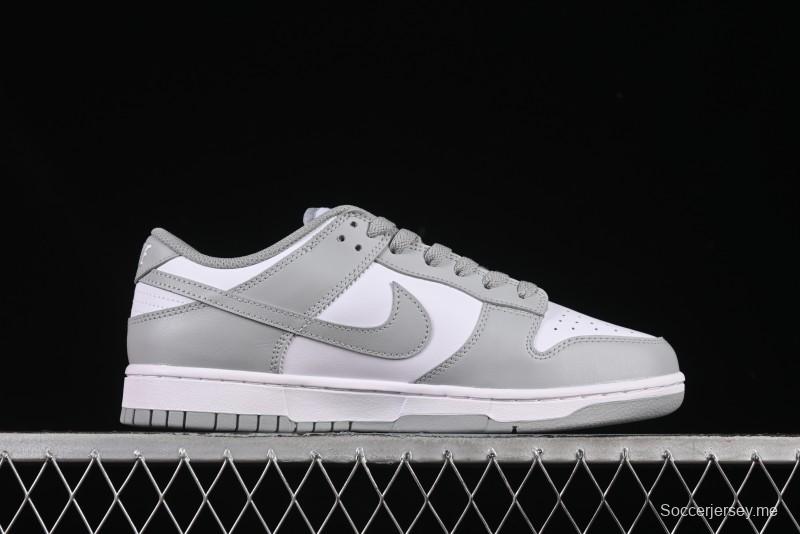 حذاء تزلج نايك SB Dunk Low باللون الأبيض الرمادي منخفض الكاجوال - HF5441-105