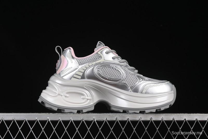 حذاء الجري الرياضي الكاجوال GG-CC بنعل رياضي بنعل هلالي وزيادة ارتفاع 5 سم - 668-1