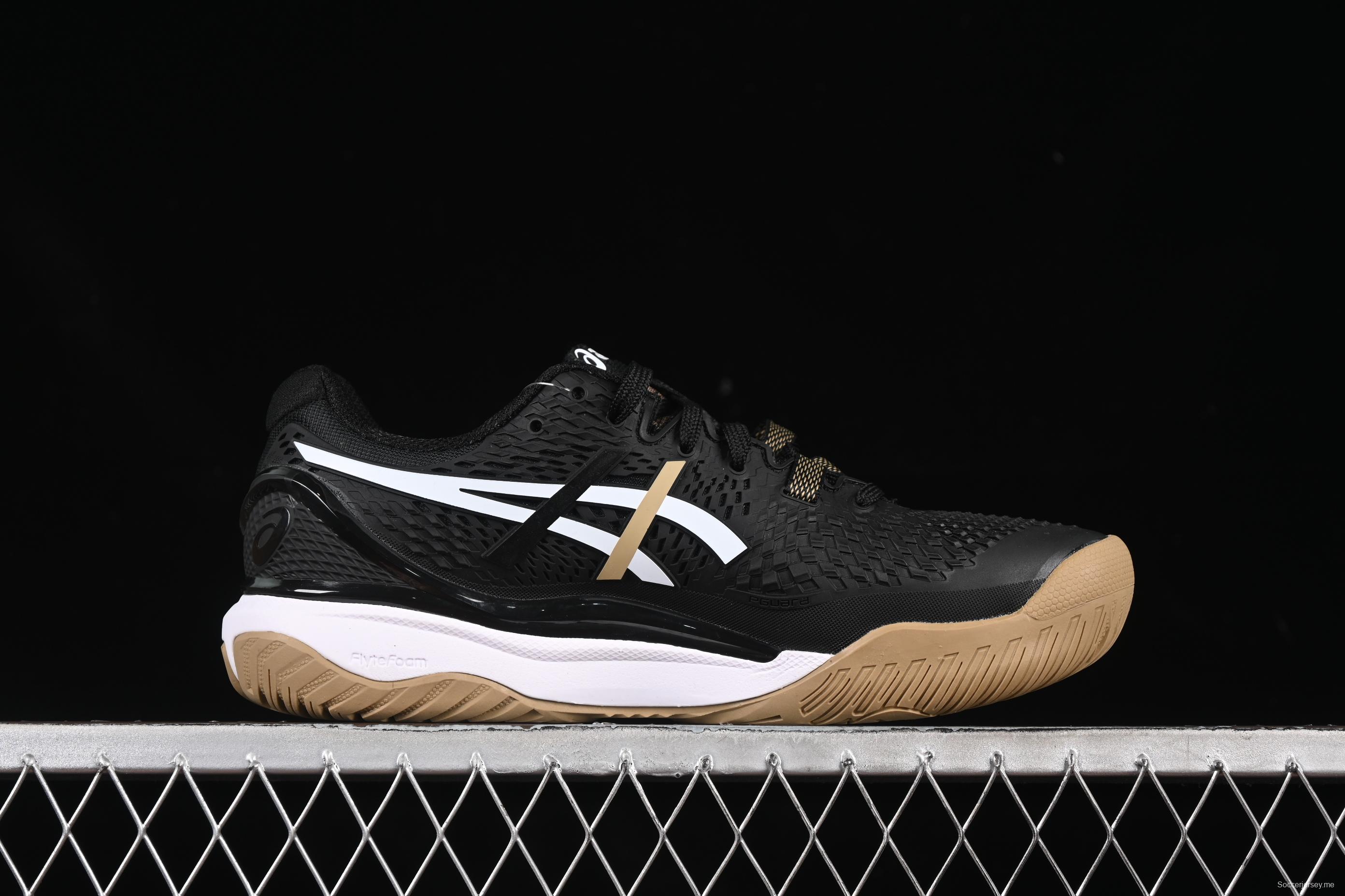 حذاء الجري جل-ريسوليوشن 9 ريترو من اسيكس جل-ريسوليوشن 9 مبطن كاجوال قابل للتنفس - 1041A453-001