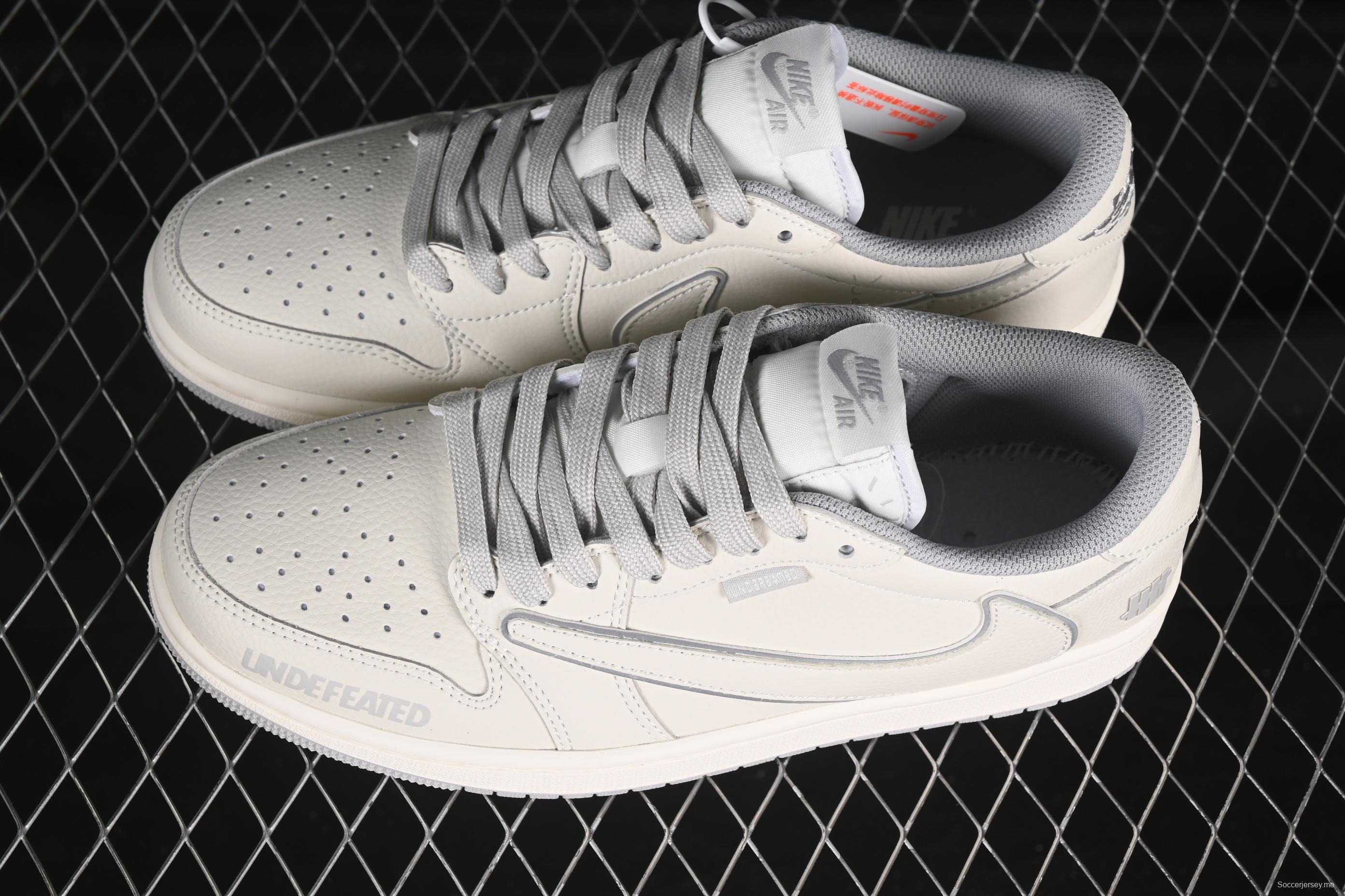 حذاء نايك ترافيس سكوت x Fragment Design x Air Jordan 1 Low OG SP SP AJ1 Collaboration - DF1845-532