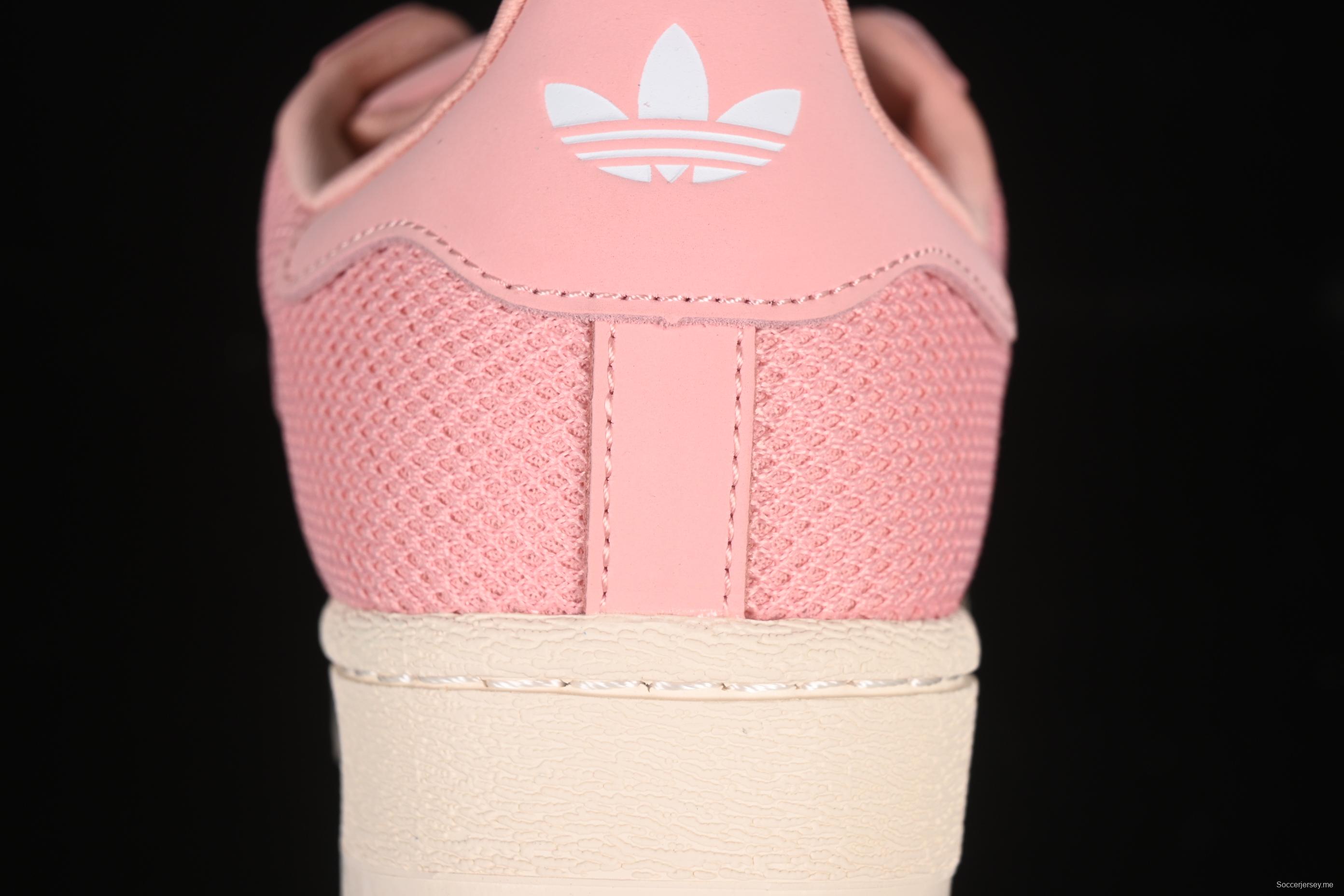 أديداس كلوت كلوت سوبرستار سوبرستار سنيكرز شيل تو في القدمين بتصميم مسنن - IH3645