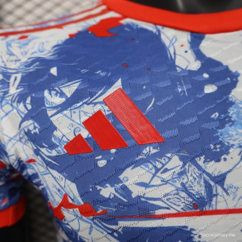 نسخة اللاعب من قميص المنتخب الياباني النسخة الخاصة لمنتخب اليابان "هجوم على تيتان ميكاسا أكرمان