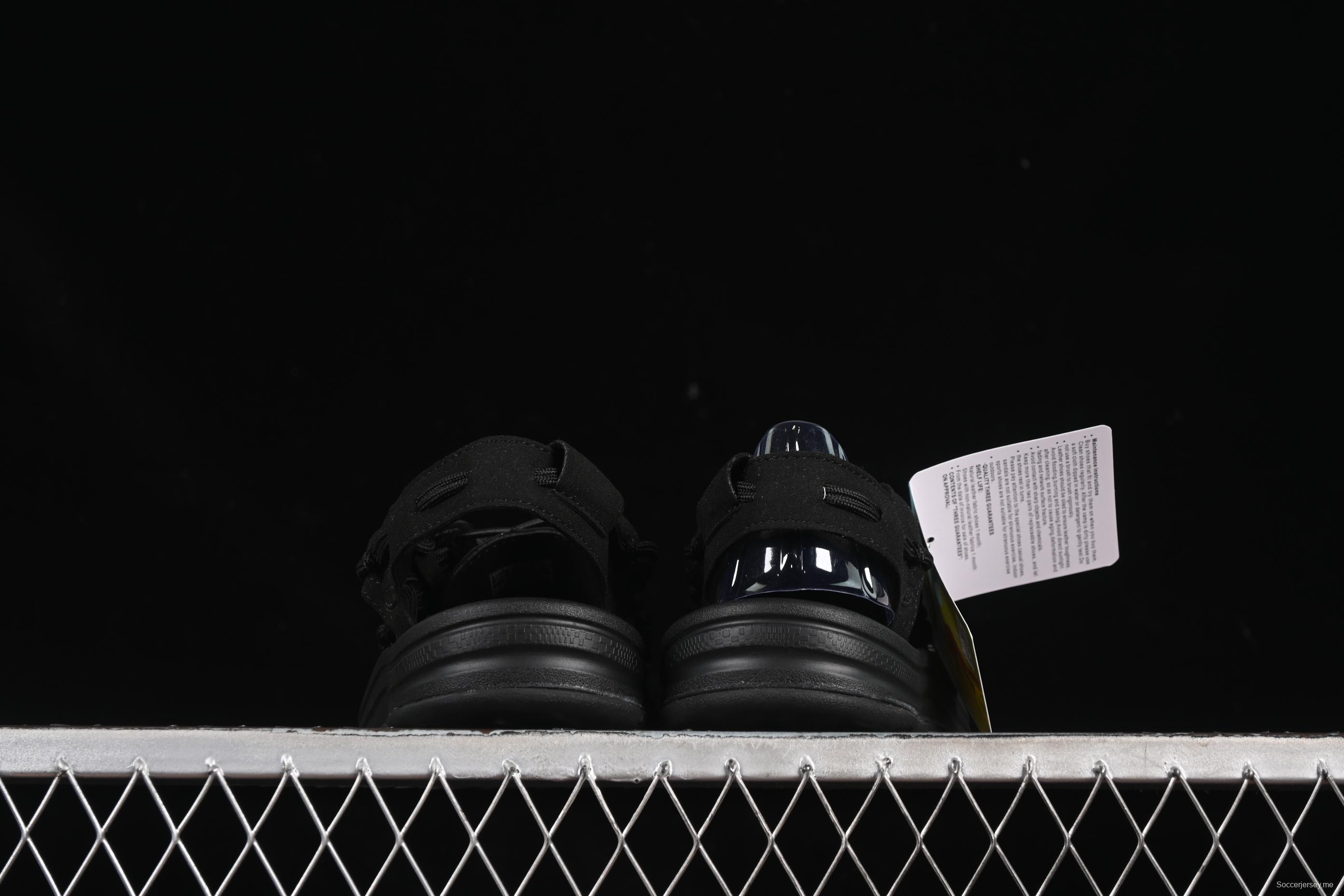 Keen Uneek Flat-M Woven Elastic Strap Casual Outdoor Water Sandals - 1014097 BLACK