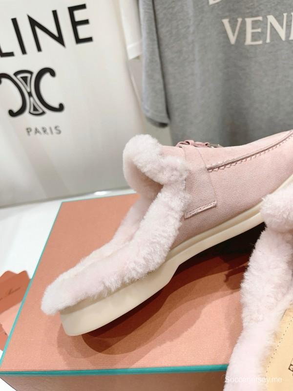 2024 Slippers LP Pink Suede Slippers