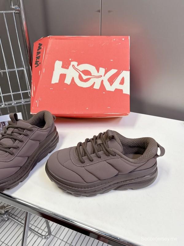 2025 Unisex Marni Brown Fabric Sneakers