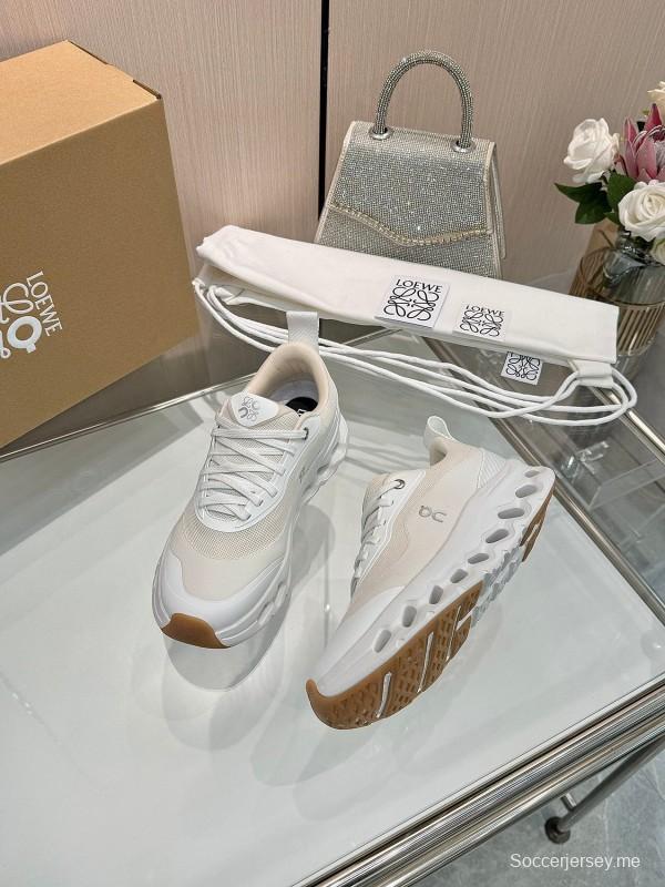 2025 Unisex Loewe White Mesh Rubber Sneakers