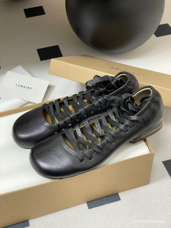 لومير 2025 لومير 2025 أحذية باليه مسطحة بكعب واحد مكتنزة ذات كعب عالٍ - KFY00310