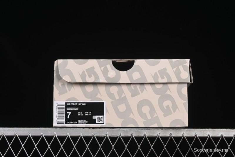 حذاء نايك اير فورس 1'07 المنخفض من نايك اير فورس 1'07 تعاون نورث فيس سنيكرز كاجوال أزرق داكن - ZH2598-318