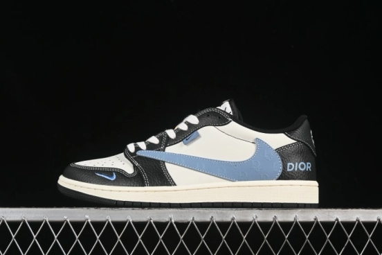 حذاء نايك ترافيس سكوت x Fragment Design x Air Jordan 1 Low OG SP AJ1 AJ1 سنيكرز كاجوال منخفض علوي - XZ5749-003