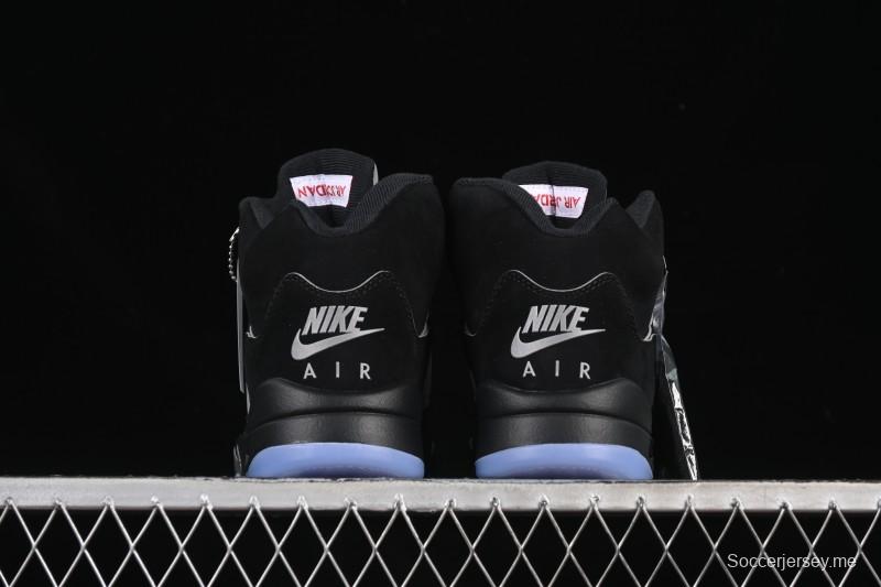 حذاء كرة السلة نايك اير جوردان 5 نايك اير جوردان 5 بلاك ميتاليك ريمايتاليد HF3975-001