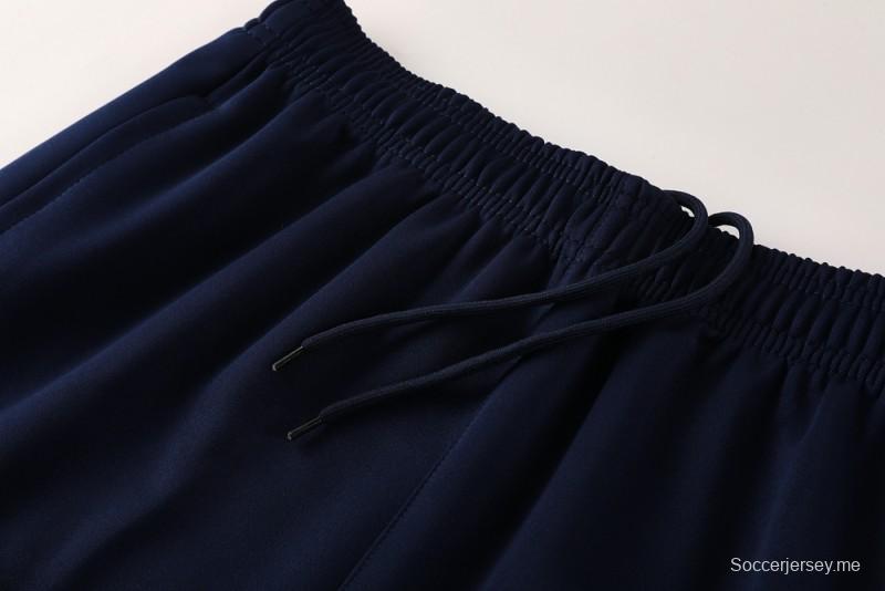 2025 Nike Blue Full Hoodie Zipper Jacket +Long Pants