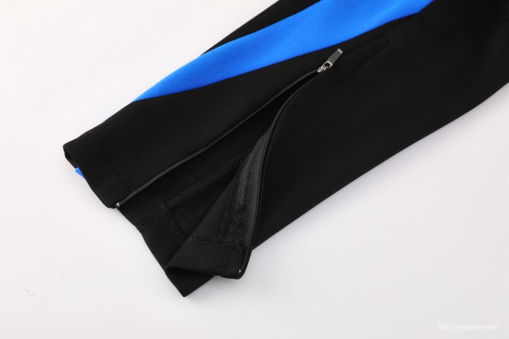 25/26 Manchester United Blue Full Zipper Jacket +Long Pants