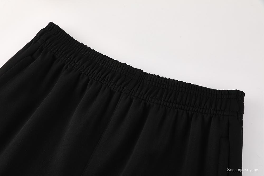 2025 سترة بسحاب كامل أحمر من نايك 2025 + بنطلون طويل