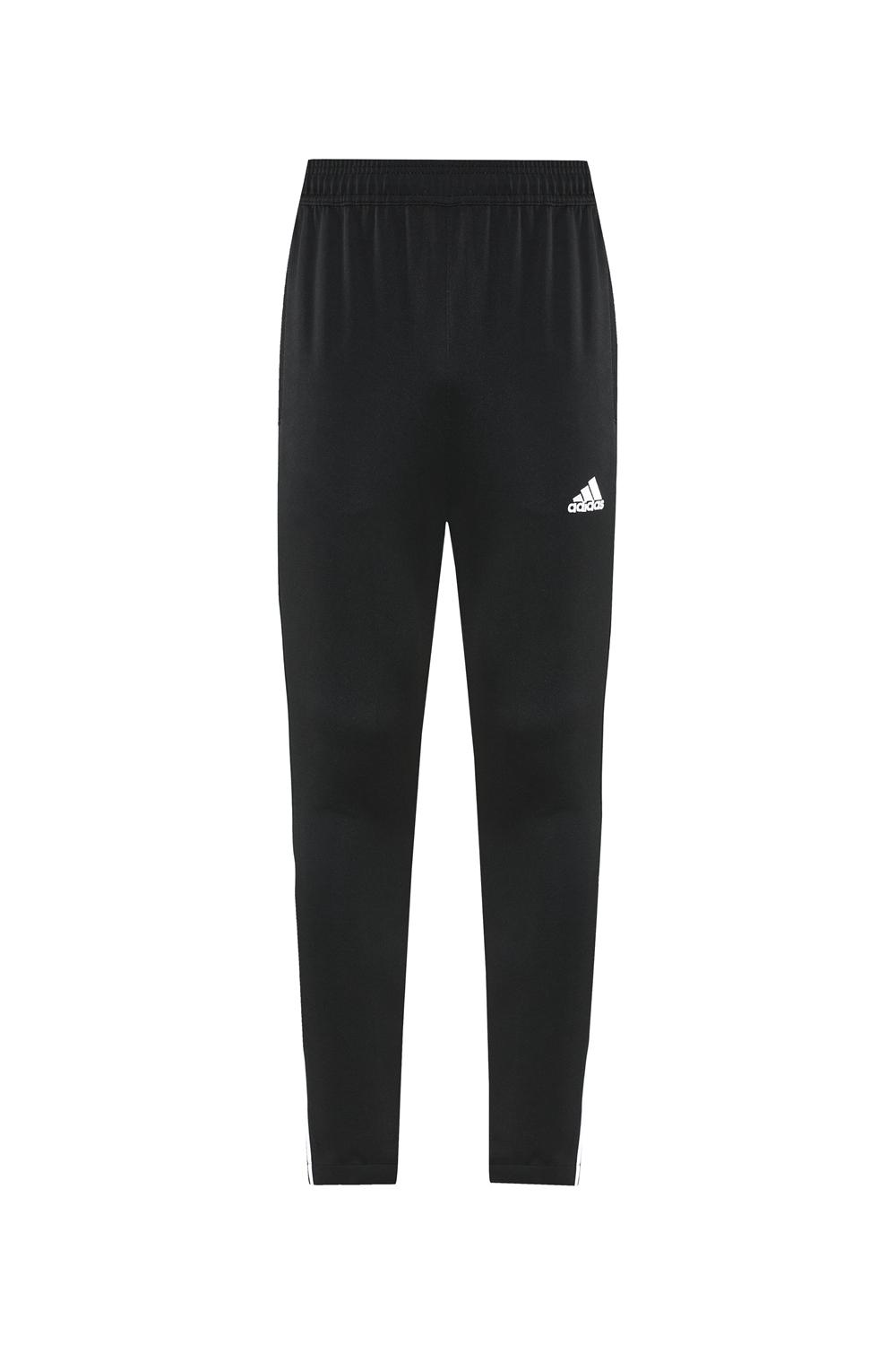 2025 Adidas Black/Grey Full Zipper Jacket +Long Pants