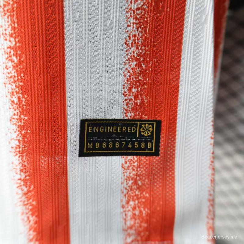 إصدار اللاعب 25/26 قميص خاص مخطط بالأحمر/الأبيض لإنتر ميلان 25/26