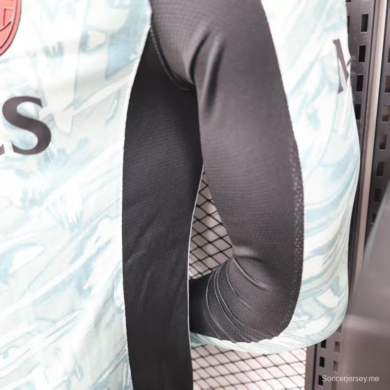 25/26 قميص بأكمام طويلة الأكمام لحارس مرمى ميلان الإيطالي 25/26