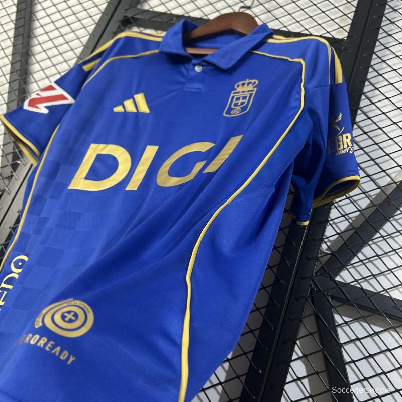 25/26 قميص ريال أوفييدو أوفيدو المنزلي