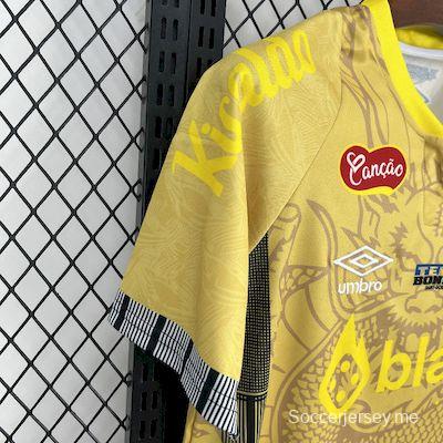 2025/26 سانتوس سانتوس جولدن دراجون الإصدار الخاص 2025/26 قميص التنين الذهبي