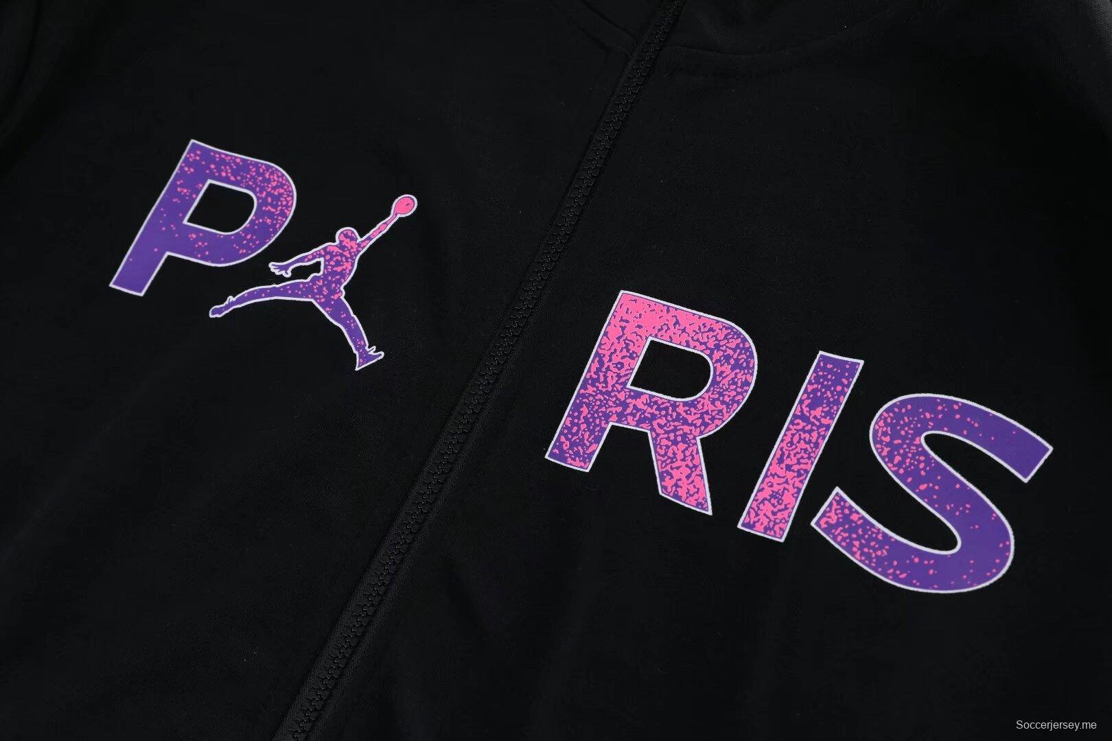 25/26 باريس سان جيرمان جاكيت هودي جوردان بسترة كاملة بسحاب + بنطلون طويل