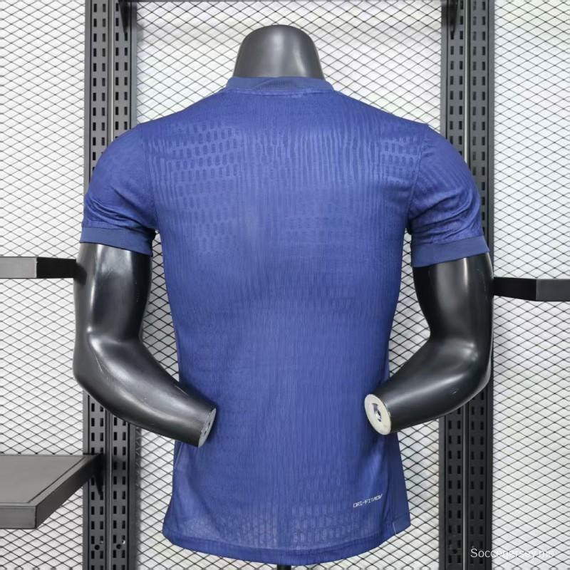 1 قميص فريق باريس سان جيرمان نسخة 25/26 من إصدار 25/26 مع طباعة تاريخ المباراة