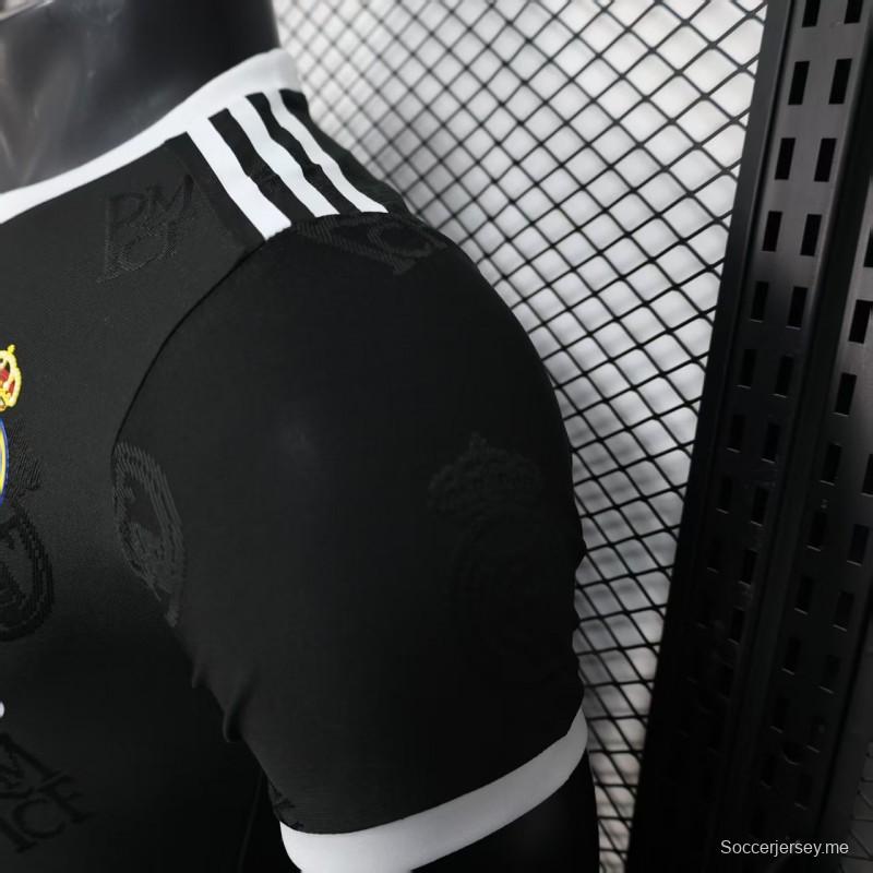 إصدار اللاعب 25/26 قميص ريال مدريد الأسود الخاص 25/26 ريال مدريد الأسود الخاص