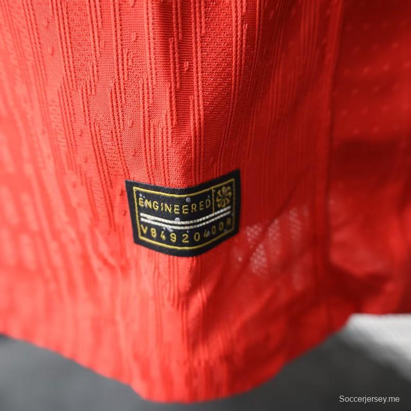 نسخة اللاعب 25/26 القميص الأحمر الثالث لباريس سان جيرمان 25/26