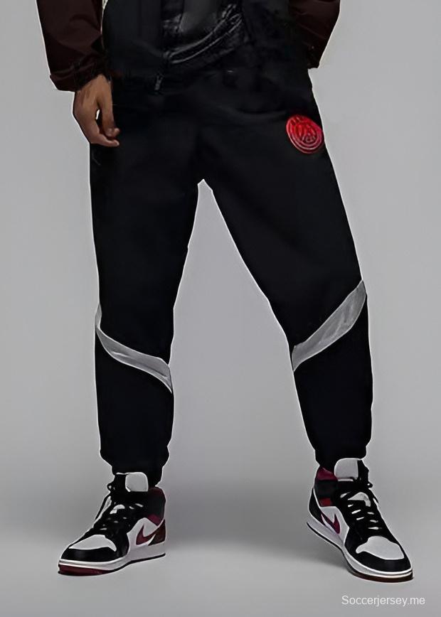 25/26 طقم جاكيت رياضي ريترو بلوك ملون من باريس سان جيرمان - أزرق/أسود/وردي مجموعة السترات الواقية 3 ألوان