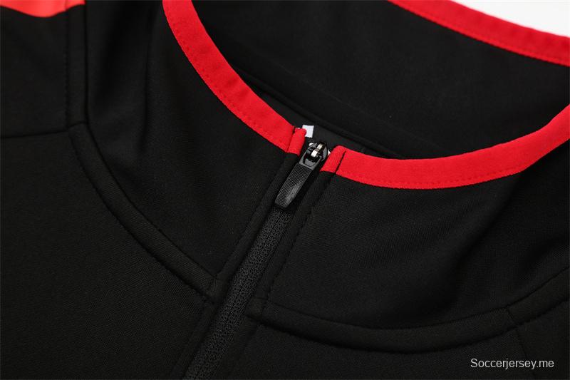 Retro 05/06 AC Milan Black Half Zipper Jacket