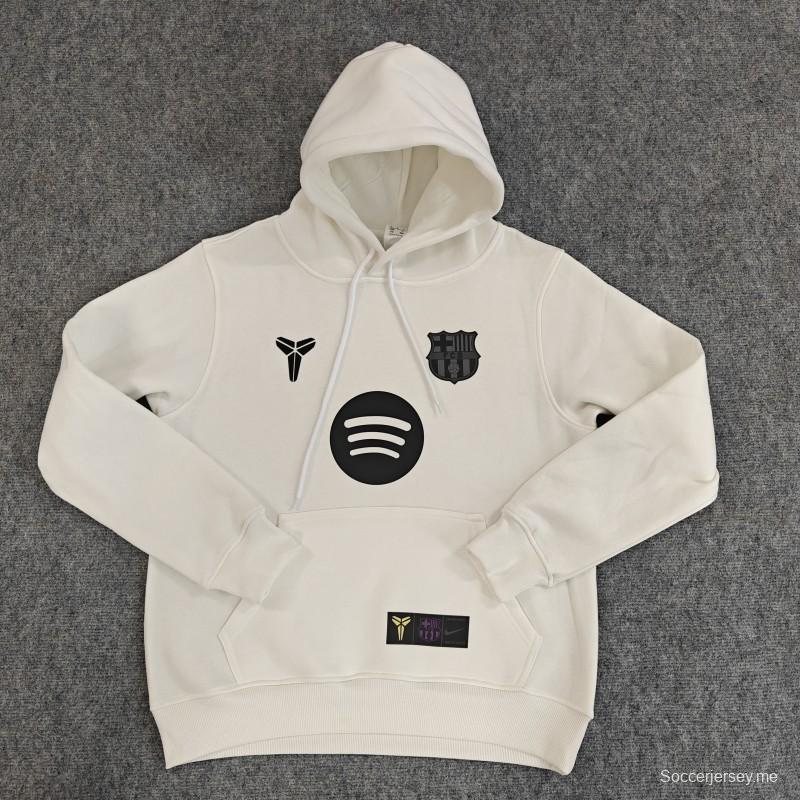 25/26 برشلونة سترة بقلنسوة مبطنة بصوف كوبي مبطنة بصوف 9 ألوان