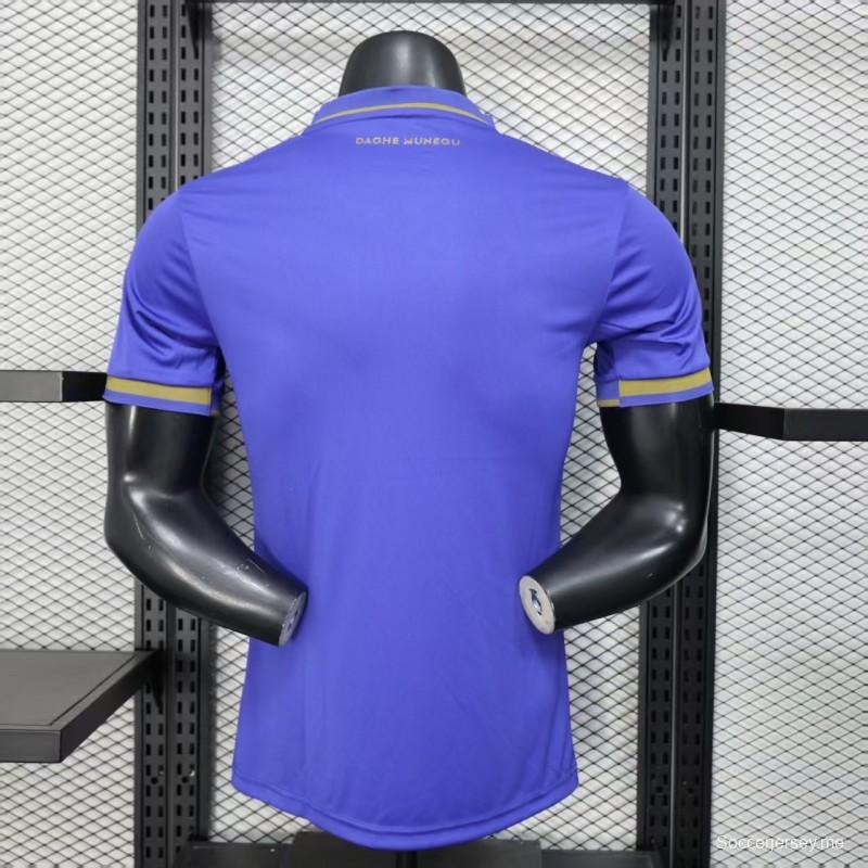 نسخة اللاعب 25/26 قميص موناكو أزرق اللون أزرق اللون أزرق 25/26