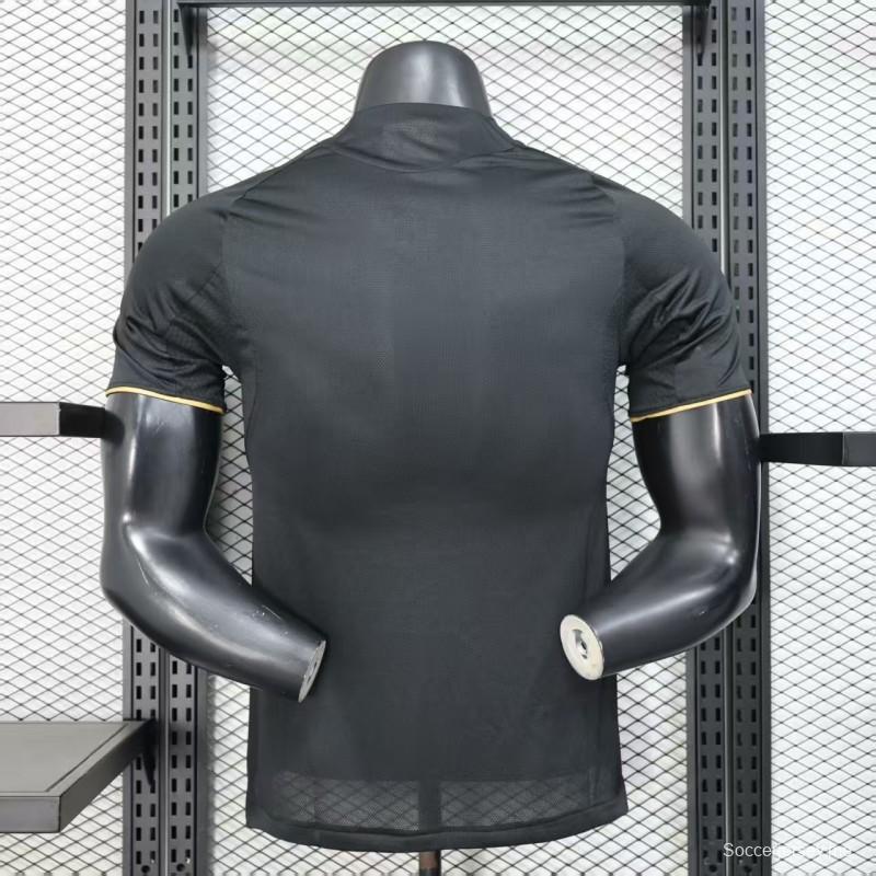 إصدار اللاعب 25/26 قميص فولهام خارجي أسود اللون أسود 25/26