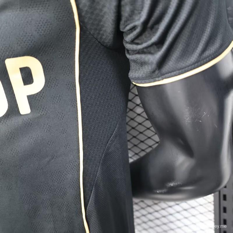 إصدار اللاعب 25/26 قميص فولهام خارجي أسود اللون أسود 25/26