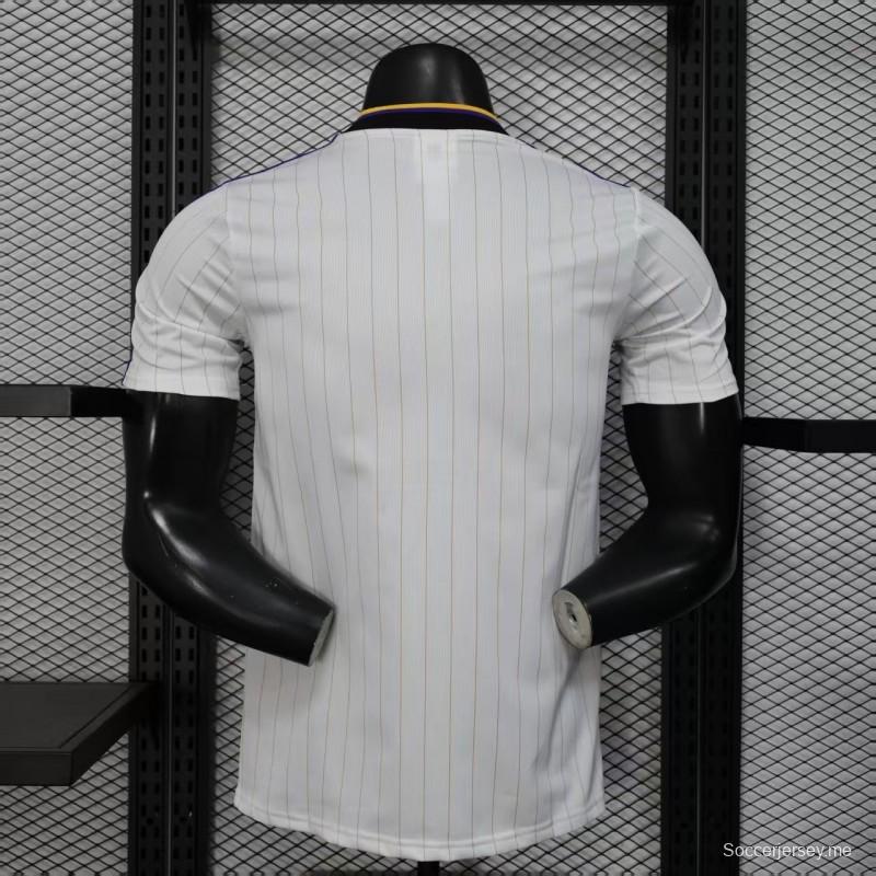 إصدار اللاعب 25/26 قميص أبيض غير رسمي لمانشستر يونايتد 25/26