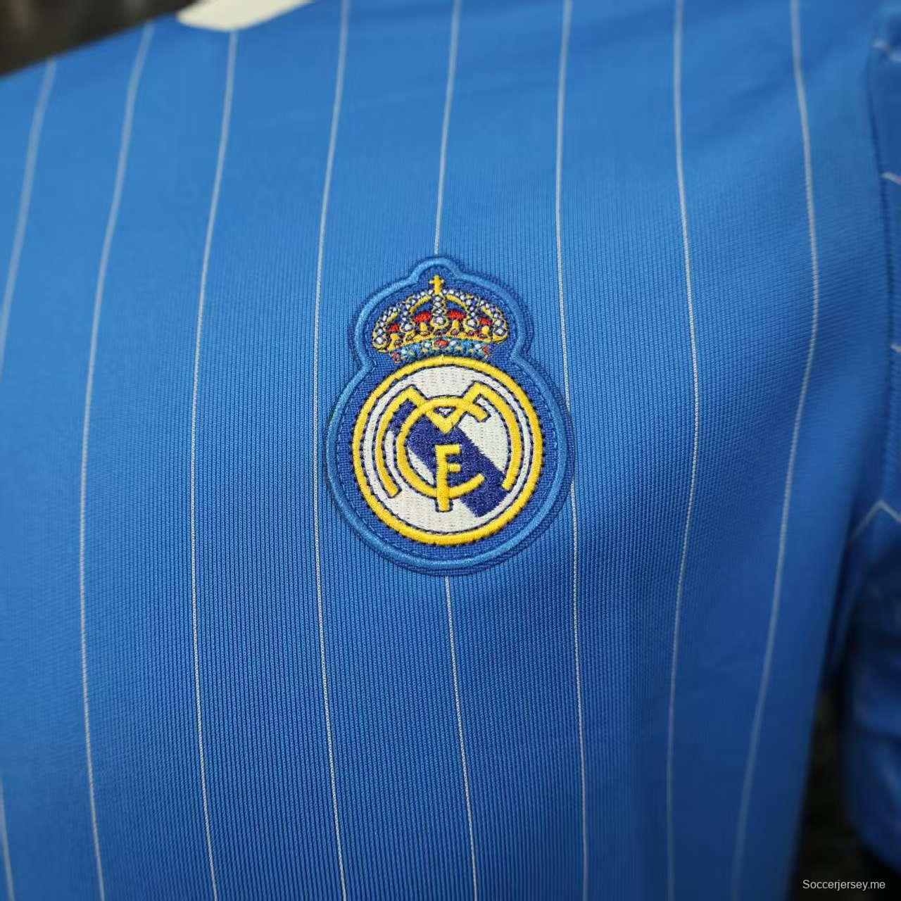 إصدار اللاعب 25/26 قميص أزرق كاجوال ريال مدريد 25/26