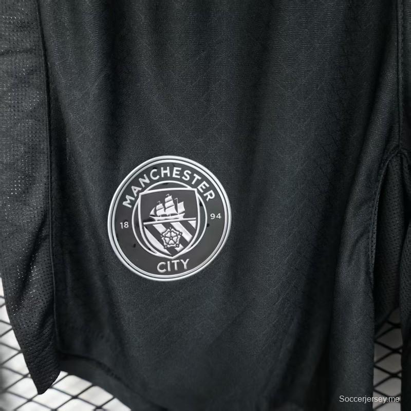 إصدار اللاعب 25/26 شورت مانشستر يونايتد أسود اللون أسود قصير 25/26