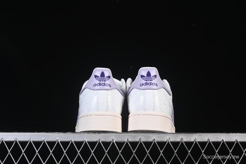 أديداس أوريجينالز سوبرستار II سنيكرز كاجوال بتصميم صدفي من الأمام - JR6984