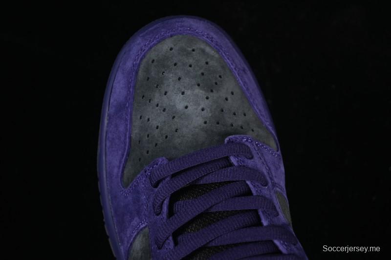 حذاء تزلج نايك سوبريم × دانك SB دانك دانك لو كاجوال كاجوال سكيت رمادي بنفسجي - HQ8487-500