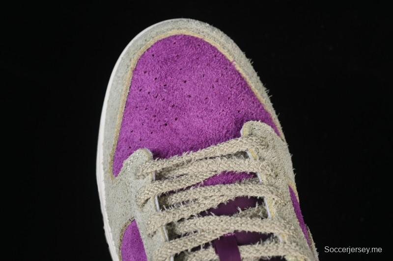 حذاء تزلج نايك دانك لو باندا باندا فيوتيك أخضر بنفسجي منخفض الكاجوال - IH7648-700