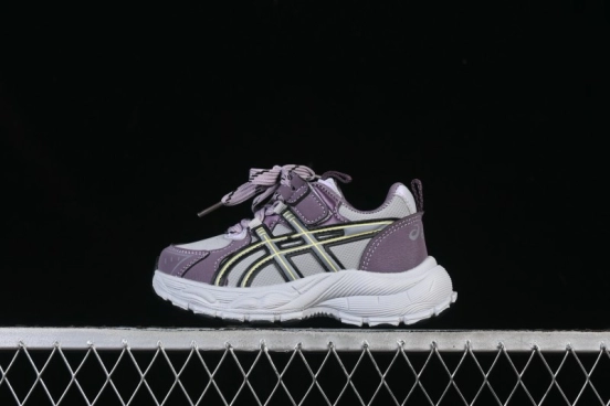 حذاء كاجوال متين غير قابل للانزلاق من أسيكس للأطفال بنفسجي - J.C3