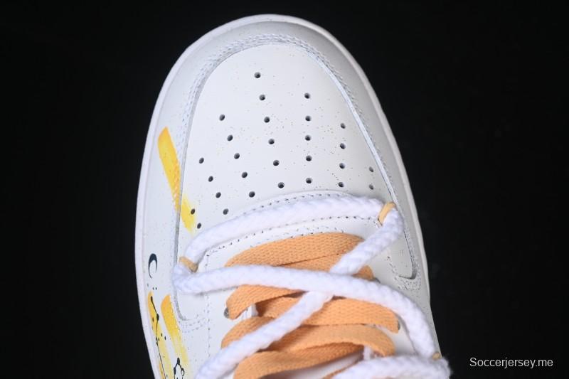 حذاء نايك اير فورس 1 '07 المنخفض من نايك اير فورس 1 '07 ليو سلسلة زودياك المرسومة يدويًا من سلسلة زودياك الرياضية الكاجوال المنخفضة - 723-822